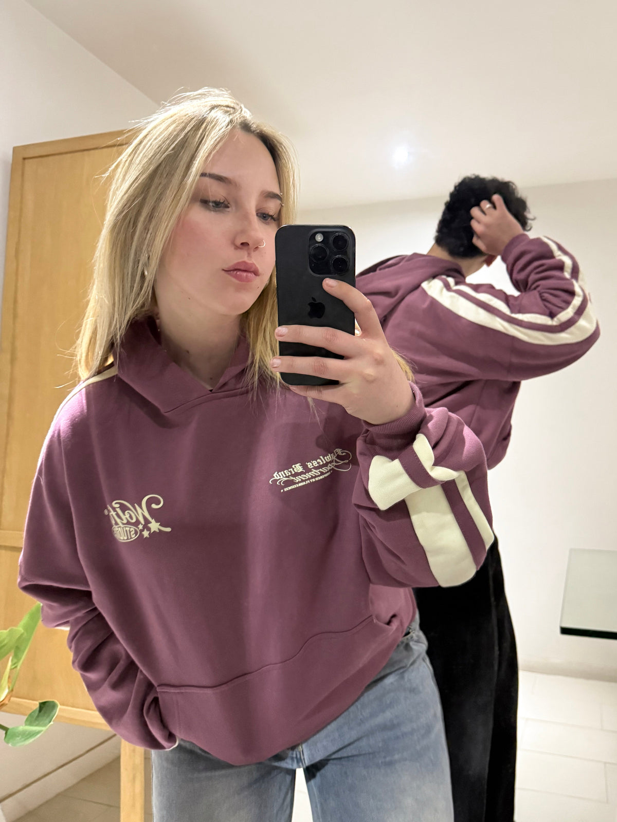 MILKY MAUVE HOODIE