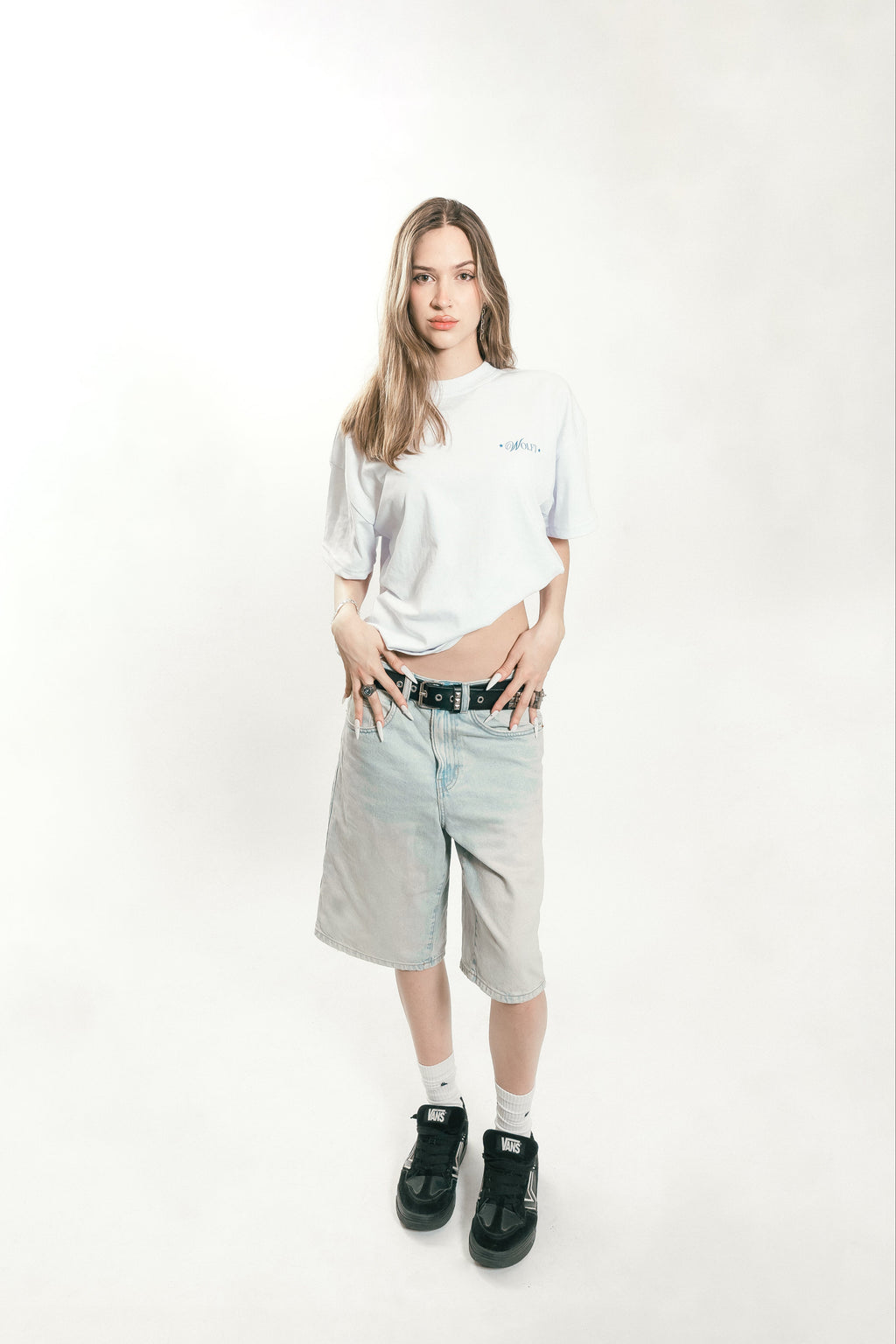 FLAWLESS BRAND TEE - BLANCA