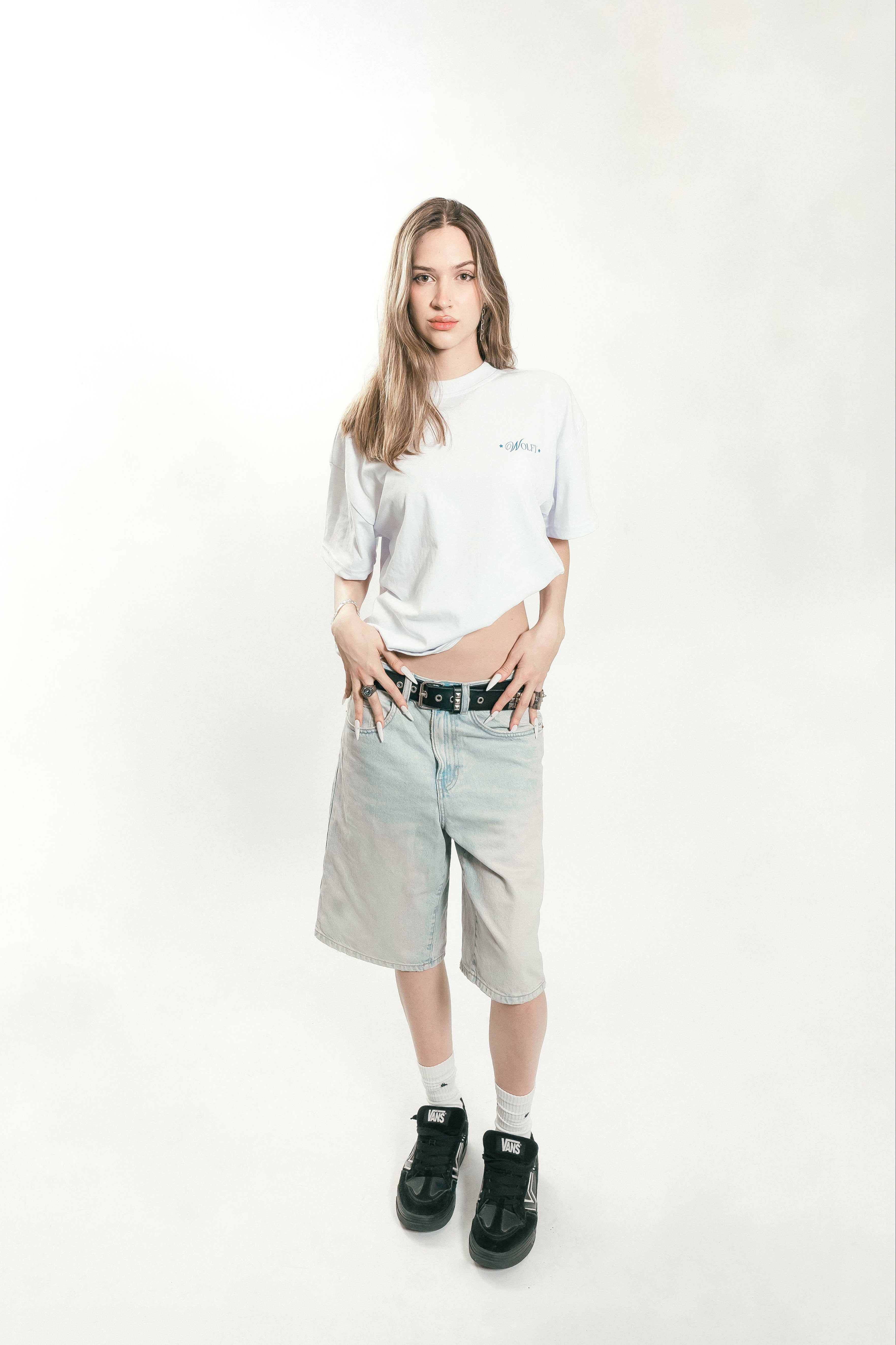 FLAWLESS BRAND TEE - BLANCA