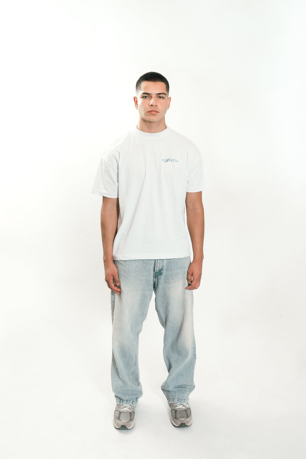 FLAWLESS BRAND TEE - BLANCA