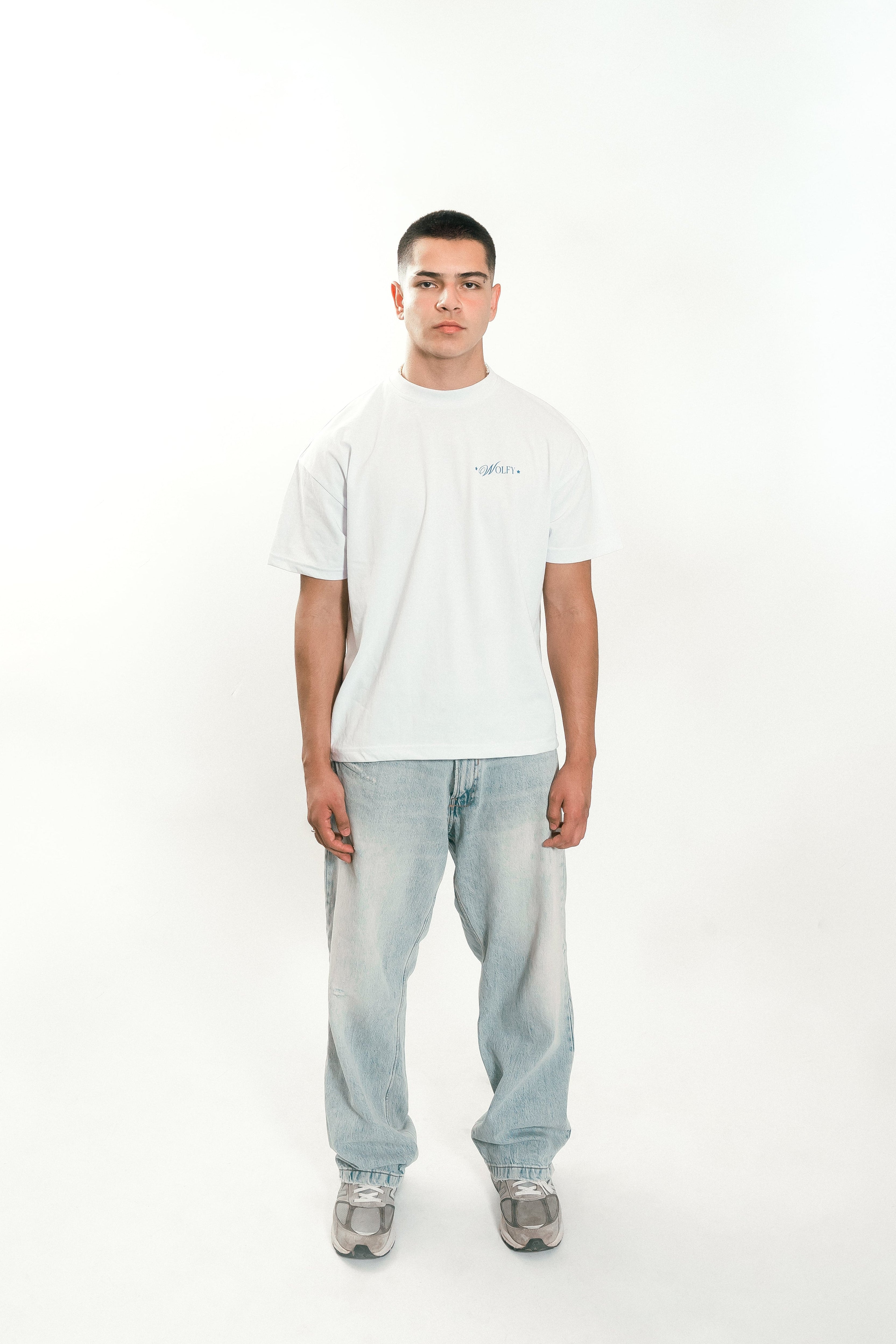 FLAWLESS BRAND TEE - BLANCA